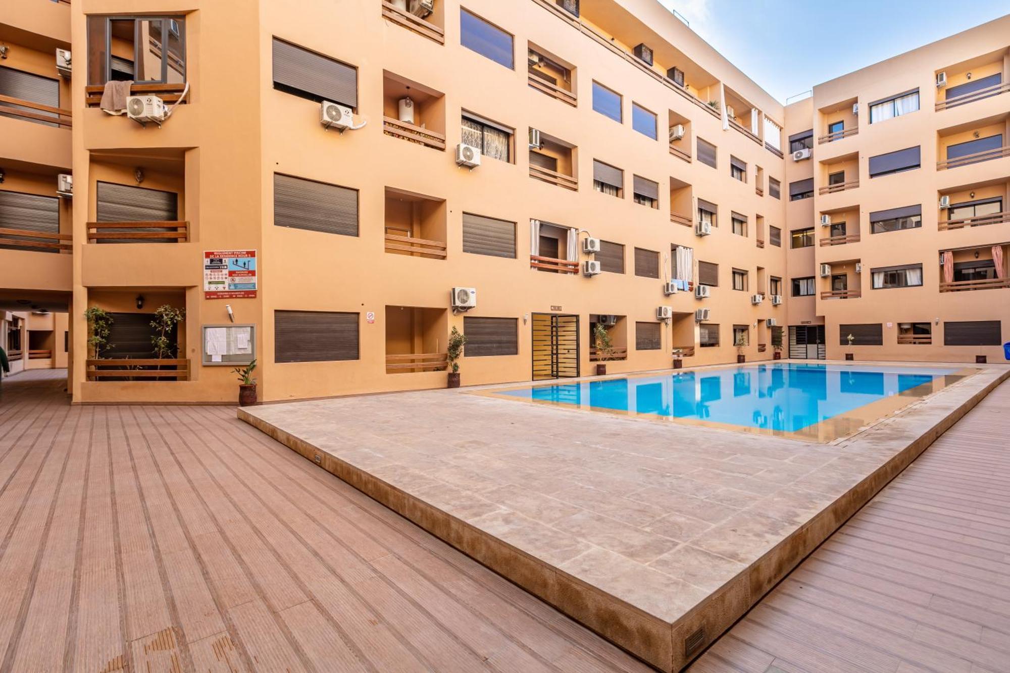 Jolie & Luxueux Appart A Gueliz - 100% Equipe Marraquexe Exterior foto