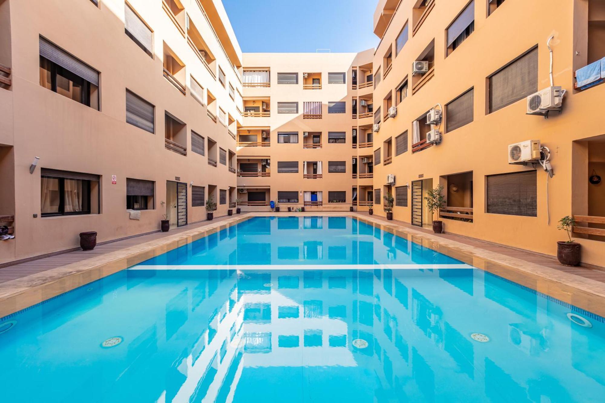 Jolie & Luxueux Appart A Gueliz - 100% Equipe Marraquexe Exterior foto