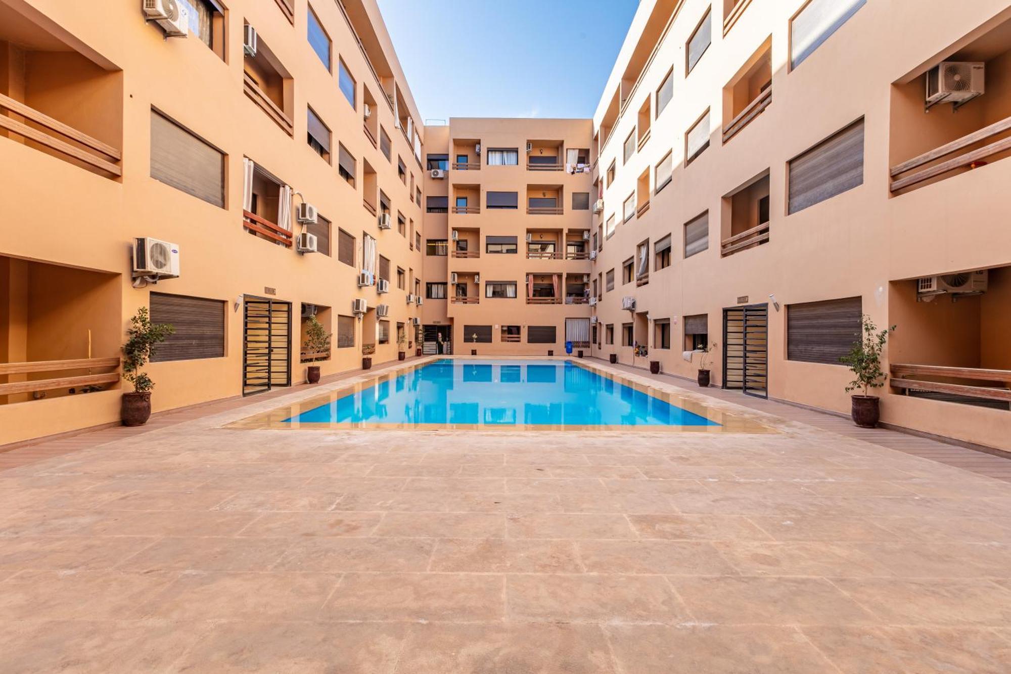 Jolie & Luxueux Appart A Gueliz - 100% Equipe Marraquexe Exterior foto