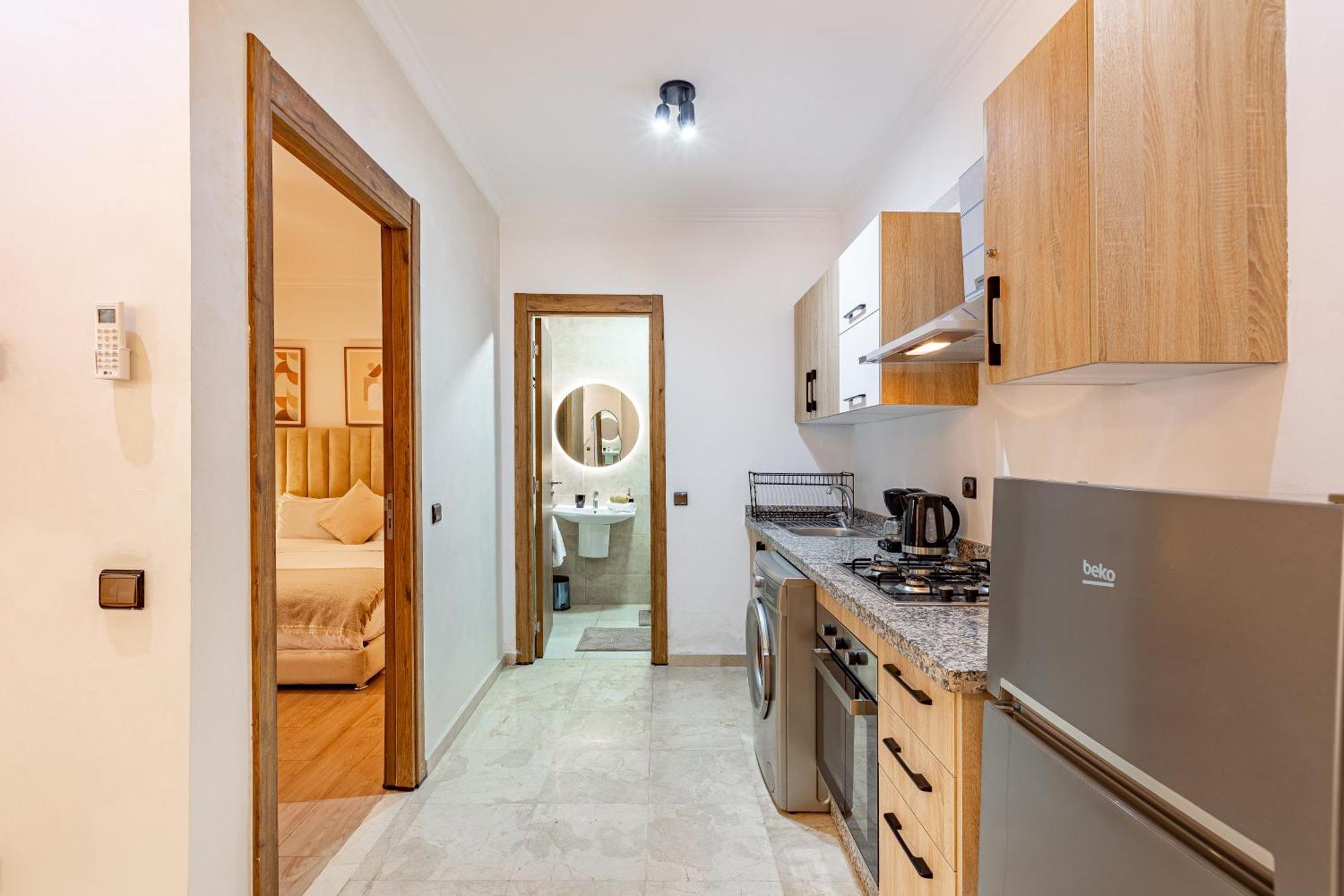 Jolie & Luxueux Appart A Gueliz - 100% Equipe Marraquexe Exterior foto